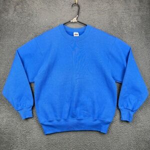 Vintage BVD‎ Mens Crewneck Sweatshirt Blue Medium Made in USA